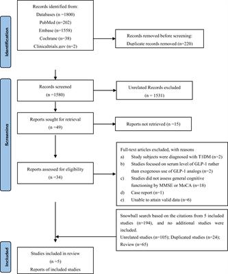 Impact of glucagon-like peptide 1 analogs on cognitive function among patients with type 2 diabetes mellitus: A systematic review and meta−analysis